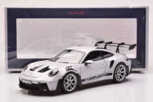 Porsche 911 992 GT3 RS Ice Gri Norev 1:18 187359 Metal - imaginea 8 din 8