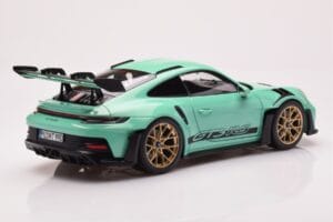 Porsche 911 992 GT3 RS Mint Verde Norev 1:18 187362 Metal - imaginea 3 din 8