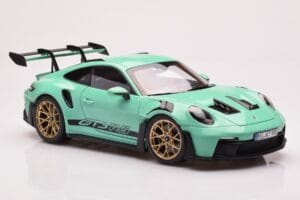 Porsche 911 992 GT3 RS Mint Verde Norev 1:18 187362 Metal - imaginea 6 din 8