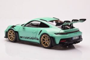 Porsche 911 992 GT3 RS Mint Verde Norev 1:18 187362 Metal - imaginea 7 din 8