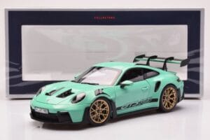 Porsche 911 992 GT3 RS Mint Verde Norev 1:18 187362 Metal - imaginea 8 din 8