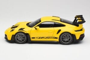 Porsche 911 992 GT3 RS Racing Galben Norev 1:18 WAP0212810RGT3 Metal - imaginea 4 din 8