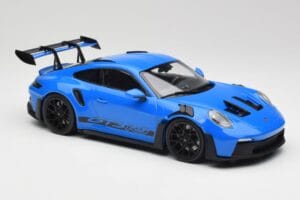 Porsche 911 992 GT3 RS Shark Albastru & Roți Negre Minichamps 1:18 153062233 Metal - imaginea 4 din 6