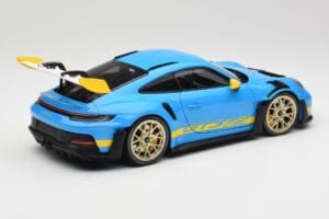 Porsche 911 992 GT3 RS Shark Albastru & Galben Decor Concept Minichamps 1:18 911992001 Metal - imaginea 3 din 8