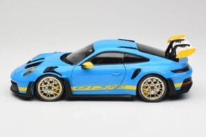 Porsche 911 992 GT3 RS Shark Albastru & Galben Decor Concept Minichamps 1:18 911992001 Metal - imaginea 4 din 8