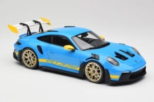 Porsche 911 992 GT3 RS Shark Albastru & Galben Decor Concept Minichamps 1:18 911992001 Metal - imaginea 6 din 8