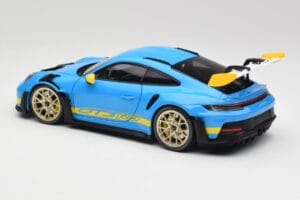 Porsche 911 992 GT3 RS Shark Albastru & Galben Decor Concept Minichamps 1:18 911992001 Metal - imaginea 7 din 8