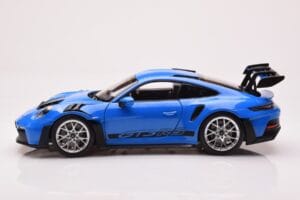 Porsche 911 992 GT3 RS Sharkblue Norev 1:18 187358 Metal - imaginea 4 din 8