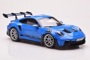 Porsche 911 992 GT3 RS Sharkblue Norev 1:18 187358 Metal - imaginea 6 din 8
