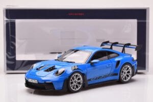 Porsche 911 992 GT3 RS Sharkblue Norev 1:18 187358 Metal - imaginea 8 din 8