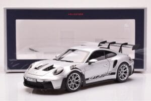 Porsche 911 992 GT3 RS Argintiu Metalic Norev 1:18 187357 Metal - imaginea 8 din 8