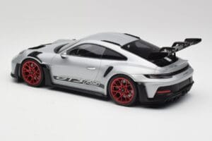 Porsche 911 992 GT3 RS Argintiu & Roți Roșii Minichamps 1:18 153062241 Metal - imaginea 5 din 6