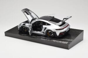 Porsche 911 992 GT3 RS Argintiu Weissach Package Minichamps 1:18 110062020 Metal - imaginea 5 din 8
