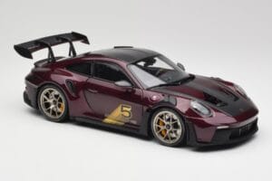 Porsche 911 992 GT3 RS Ultraviolet & Jante Argintii Minichamps 1:18 110062029 Metal - imaginea 6 din 8
