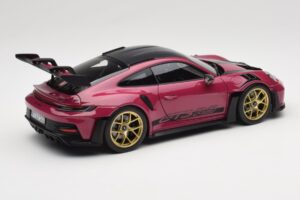 Porsche 911 992 GT3 RS Weissach Package Ruby Star Norev 1:18 187370 Metal - imaginea 3 din 8