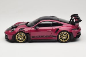 Porsche 911 992 GT3 RS Weissach Package Ruby Star Norev 1:18 187370 Metal - imaginea 4 din 8