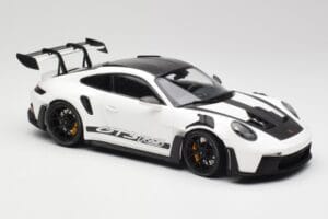 Porsche 911 992 GT3 RS Alb & Roți Negre Minichamps 1:18 155062230 Metal - imaginea 4 din 6