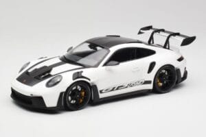 Porsche 911 992 GT3 RS Alb & Roți Negre Minichamps 1:18 155062230 Metal