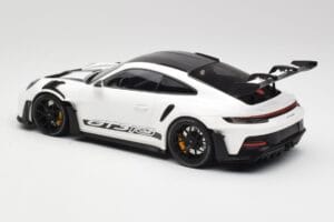 Porsche 911 992 GT3 RS Alb & Roți Negre Minichamps 1:18 155062230 Metal - imaginea 5 din 6