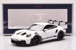 Porsche 911 992 GT3 RS Alb Norev 1:18 187361 Metal - imaginea 8 din 8