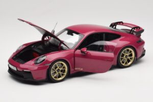 Porsche 911 992 GT3 Ruby Star Neo Norev 1:18 187381 Metal - imaginea 2 din 8