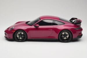 Porsche 911 992 GT3 Ruby Star Neo Red GT Spirit 1:12 GT536 Rășină - imaginea 3 din 6