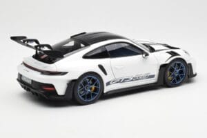 Porsche 911 992 GT3 Weissach Package Alb & Albastru Indigo Norev 1:18 187353 Metal - imaginea 3 din 8