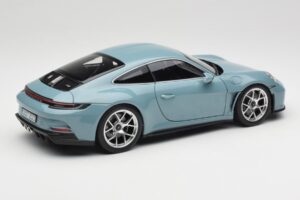 Porsche 911 992 S/T Meissen Blue Norev 1:18 187470 Metal - imaginea 3 din 8
