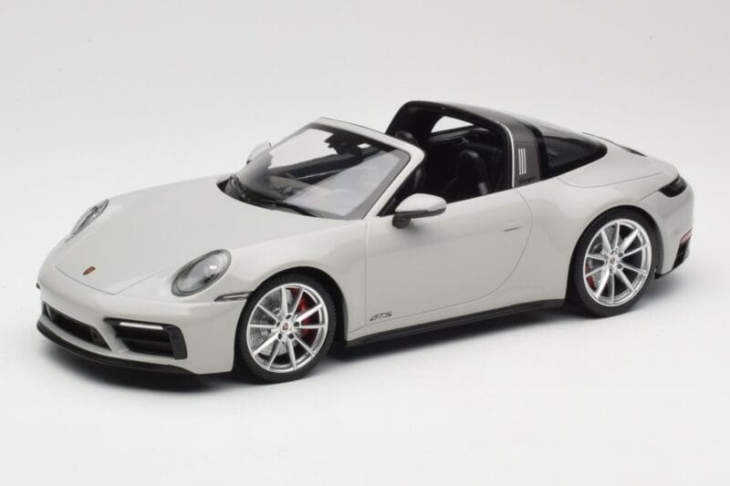 Porsche 911 992 Targa 4 GTS Gri Minichamps 1:18 155061064 Metal