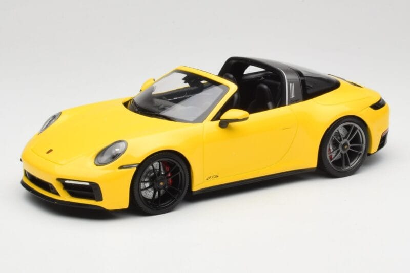 Porsche 911 992 Targa 4 GTS Galben Minichamps 1:18 153061064 Metal