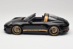 Porsche 911 992 Targa Porsche Design Negru & Auriu Concept Minichamps 1:18 PORSCHE001 Metal - imaginea 3 din 6