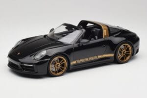 Porsche 911 992 Targa Porsche Design Negru & Auriu Concept Minichamps 1:18 PORSCHE001 Metal
