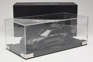 Porsche 911 992 TechArt GTstreet R Negru Cu Jante Albastre TechArt 1:18 REMC009 Rășină - imaginea 6 din 6