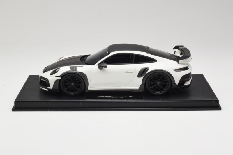 Porsche 911 992 TechArt GTstreet R Alb Cu Jante Negre TechArt 1:18 REMC013 Rășină