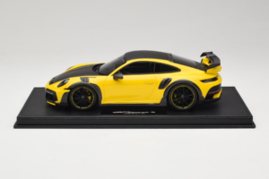Porsche 911 992 TechArt GTstreet R Galben Cu Jante Negre TechArt 1:18 REMC011 Rășină