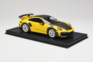 Porsche 911 992 TechArt GTstreet R Galben Cu Jante Albe TechArt 1:18 REMC015 Rășină - imaginea 3 din 6