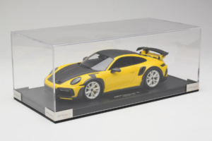 Porsche 911 992 TechArt GTstreet R Galben Cu Jante Albe TechArt 1:18 REMC015 Rășină - imaginea 5 din 6