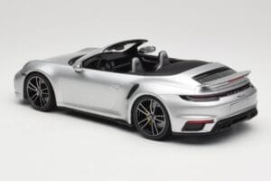 Porsche 911 992 Turbo S Cabriolet Argintiu Minichamps 1:18 155069082 Metal - imaginea 5 din 6
