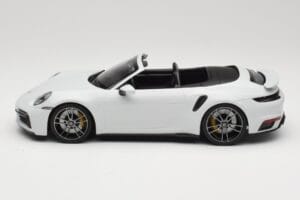 Porsche 911 992 Turbo S Cabriolet White Metallic Minichamps 1:18 155069080 Metal - imaginea 3 din 6