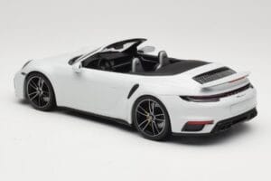 Porsche 911 992 Turbo S Cabriolet White Metallic Minichamps 1:18 155069080 Metal - imaginea 5 din 6