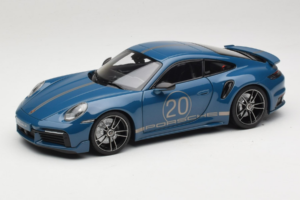 Porsche 911 992 Turbo S Coupe Sport Design Albastru Minichamps 1:18 113069073 Metal