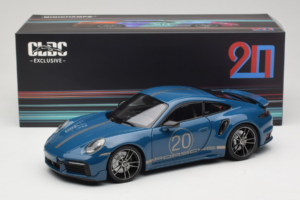Porsche 911 992 Turbo S Coupe Sport Design Albastru Minichamps 1:18 113069073 Metal - imaginea 8 din 8