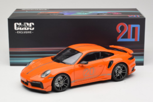 Porsche 911 992 Turbo S Coupe Sport Design Portocaliu Minichamps 1:18 113069074 Metal - imaginea 8 din 8
