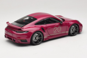 Porsche 911 992 Turbo S Coupe Sport Design Roșu Minichamps 1:18 113069075 Metal - imaginea 3 din 8