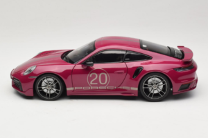 Porsche 911 992 Turbo S Coupe Sport Design Roșu Minichamps 1:18 113069075 Metal - imaginea 4 din 8