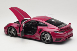 Porsche 911 992 Turbo S Coupe Sport Design Roșu Minichamps 1:18 113069075 Metal - imaginea 5 din 8