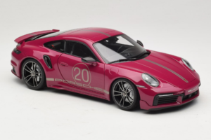 Porsche 911 992 Turbo S Coupe Sport Design Roșu Minichamps 1:18 113069075 Metal - imaginea 6 din 8
