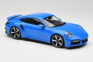 Porsche 911 992 Turbo S Gentian Albastru Minichamps 1:18 155069074 Metal - imaginea 4 din 6