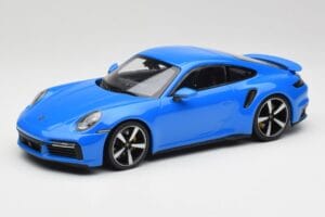 Porsche 911 992 Turbo S Gentian Albastru Minichamps 1:18 155069074 Metal