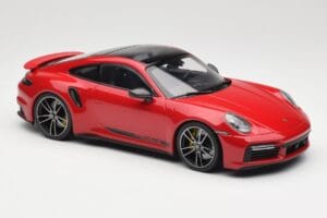 Porsche 911 992 Turbo S Roșu Minichamps 1:18 155069070 Metal - imaginea 4 din 6